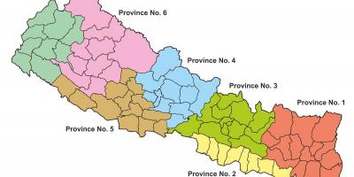 Peta negara nepal