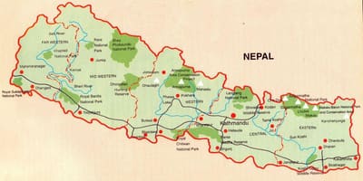 Peta dari nepal kereta api butwal