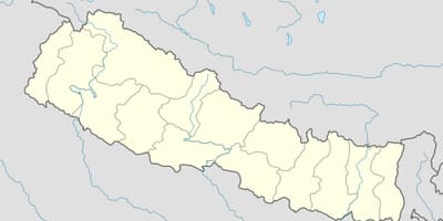 Peta dari nepal vektor