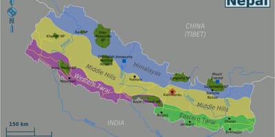 Peta asli nepal
