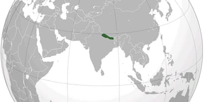 Peta bumi nepal