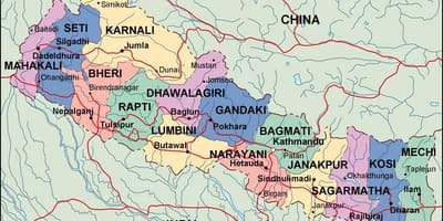 Peta digital nepal