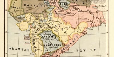 Peta dari nepal sebelum 1816
